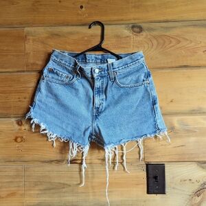 Distressed Denim Women Shorts